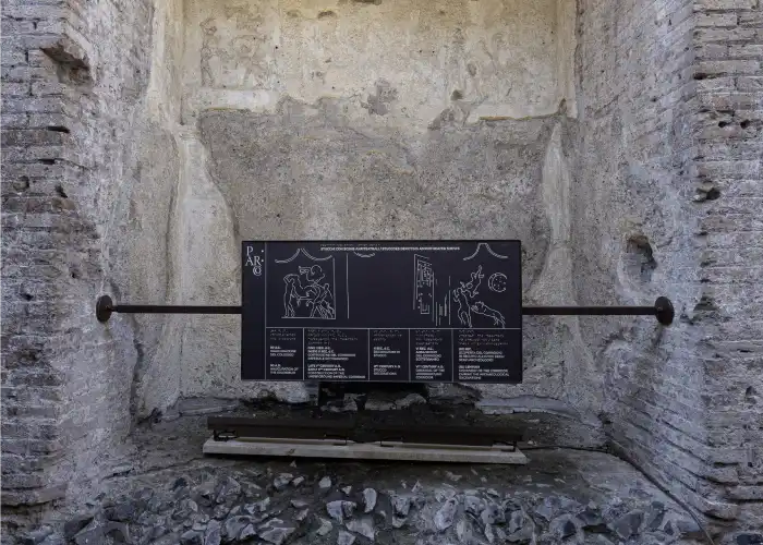 Mappa tattile del Passaggio di Commodo