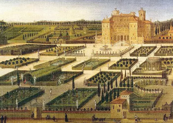 Joseph Heintz il Giovane, Veduta di Villa Borghese