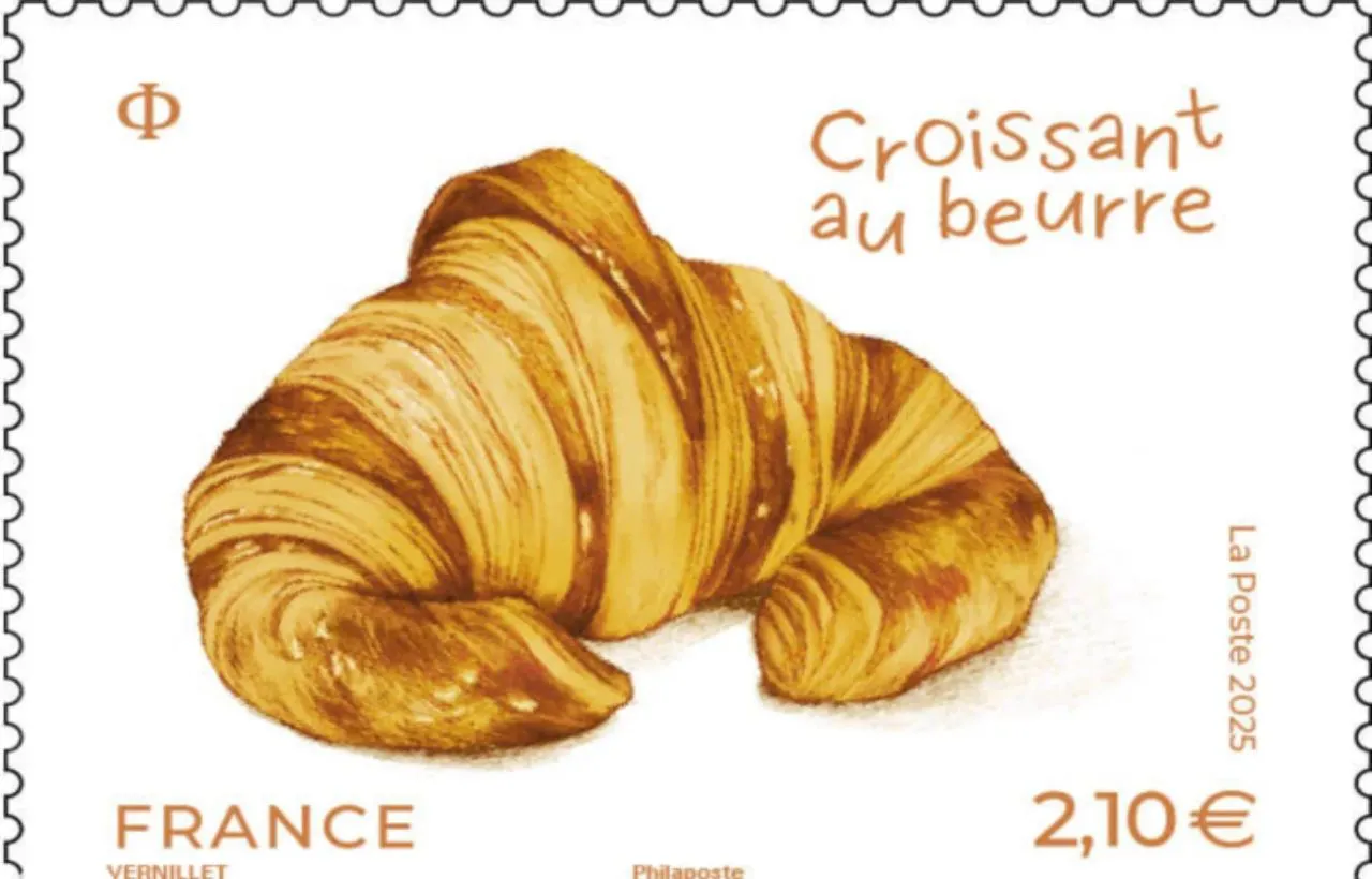 Il francobolo francese che odora di croissant