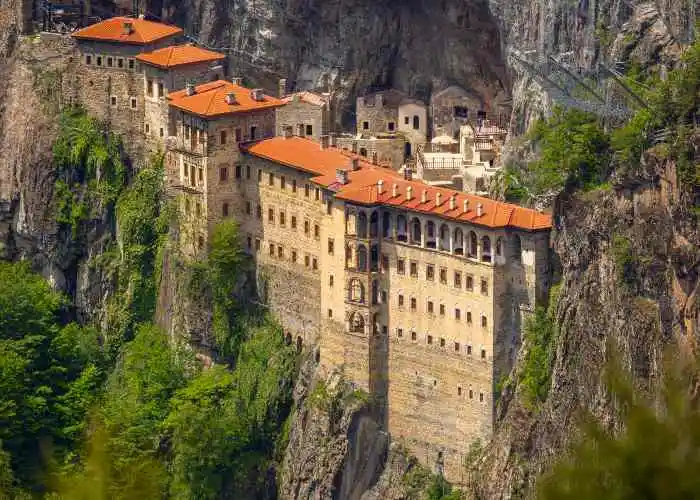Il monastero di Sümela vicino Trebisonda