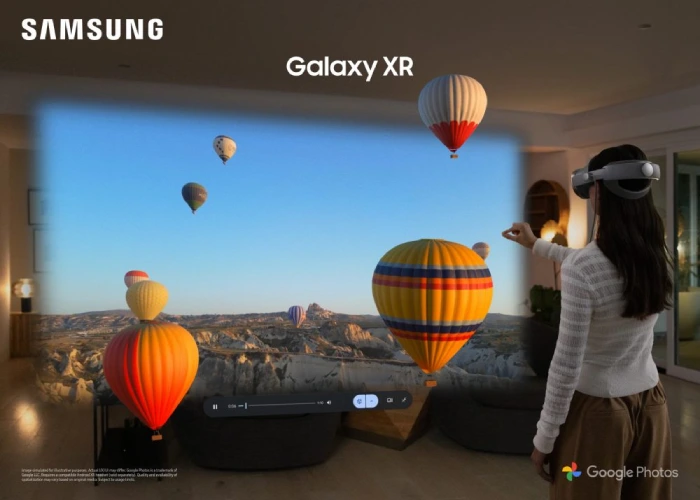 Google Foto su Samsung Galaxy XR