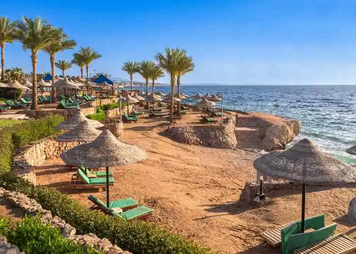 Una spiaggia di Sharm El Sheikh