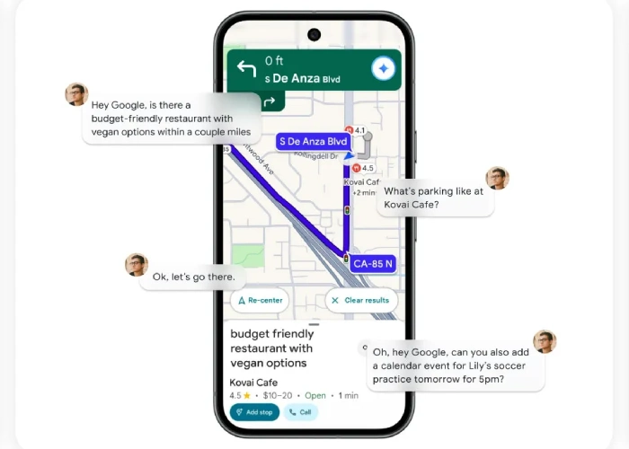 Google Maps con Gemini