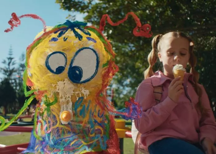 Una scena del corto Disney