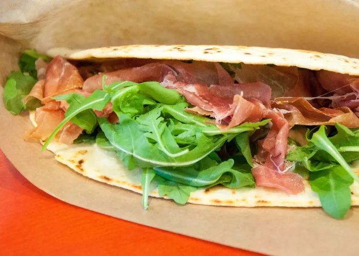 La piadina è stato il piatto più ordinato a domicilio in Italia