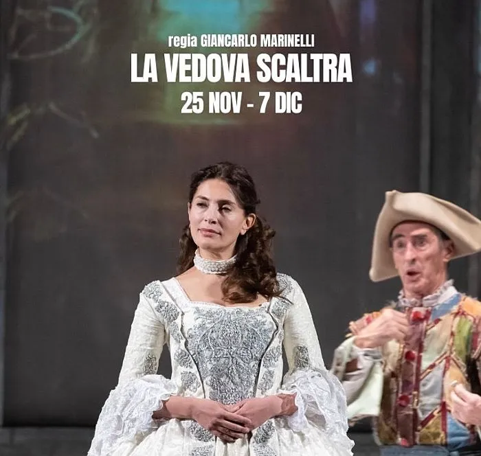 Tra gli eventi del 7 dicembre c'è La vedova scaltra al Teatro Quirino di Roma