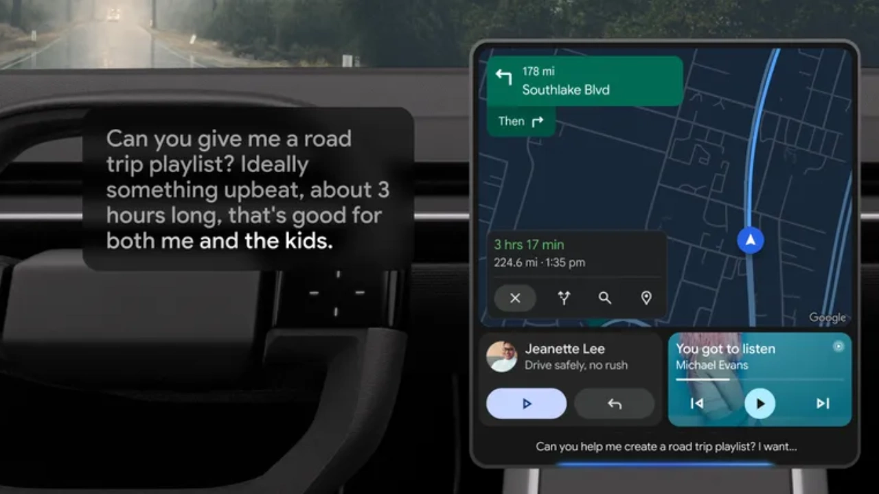 Musica con Gemini su Android Auto