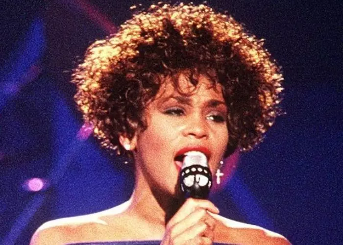 Whitney Houston in Uno sguardo dal cielo