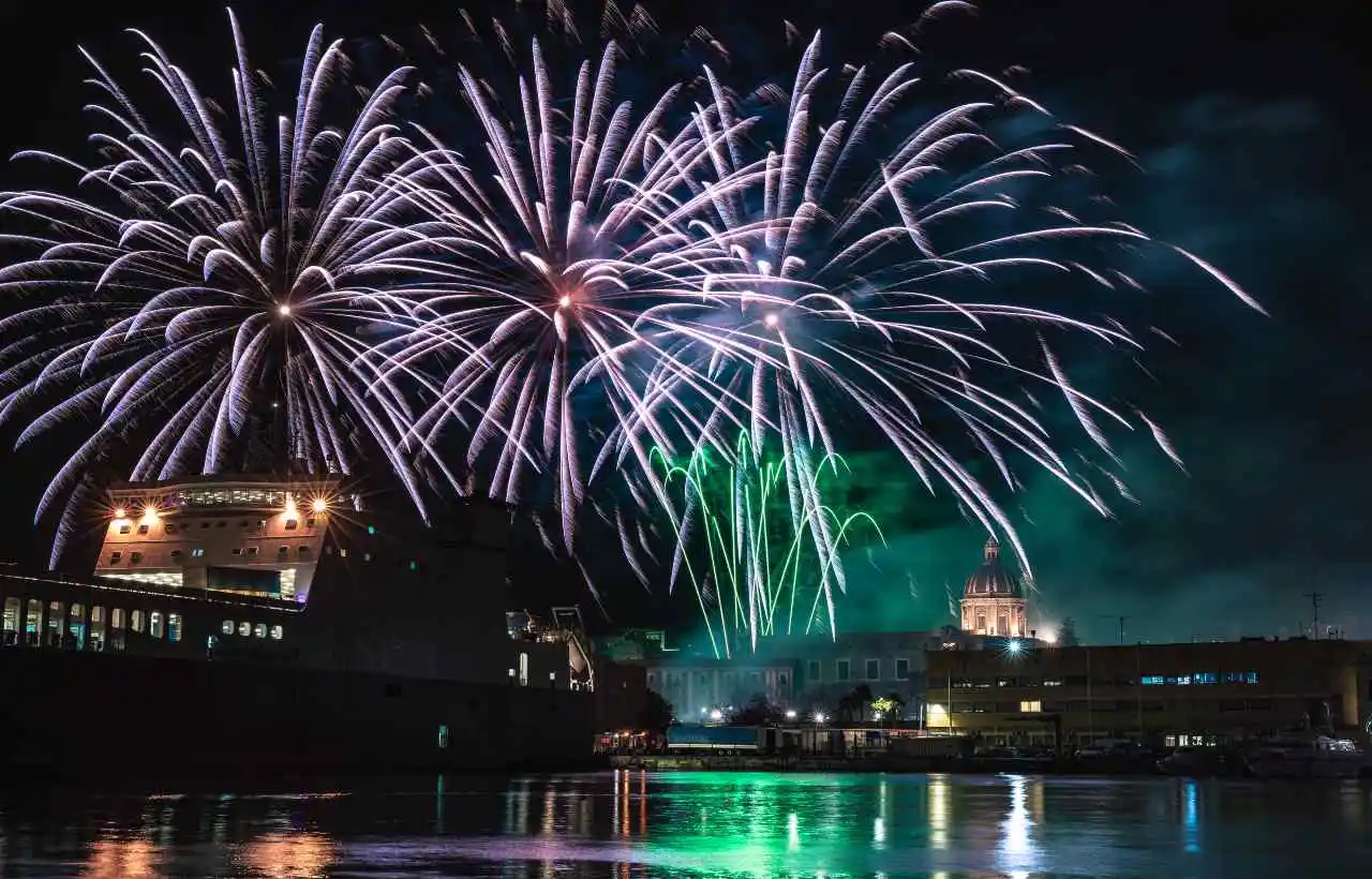 Fuochi d'artificio a Catania