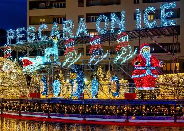 Pescara durante il periodo di Natale