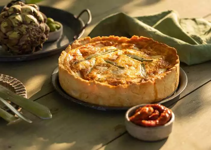 torta carciofi