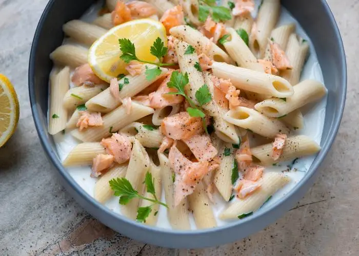 Penne salmone e panna