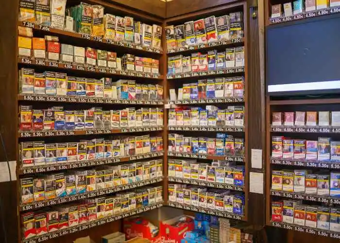 Una tabaccheria in Italia