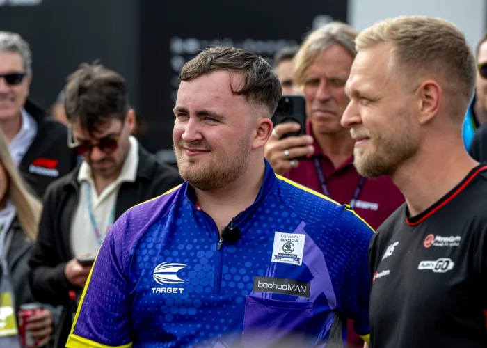 Luke Littler nel 2024