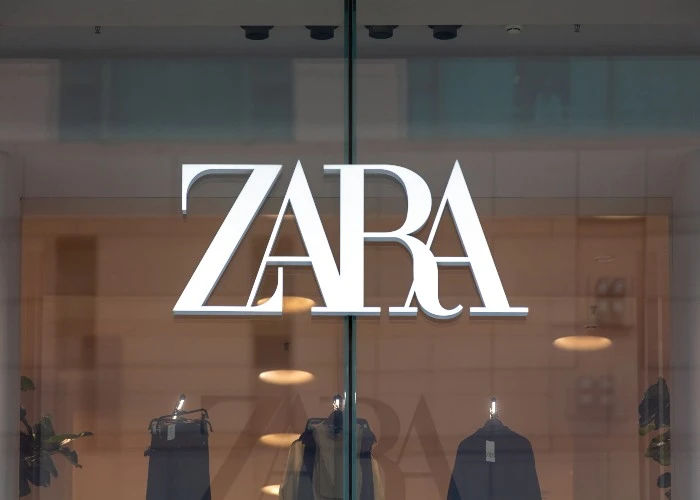 Il logo di un negozio di Zara