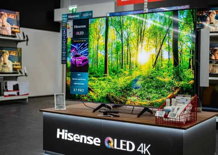 Un televisore Hisense