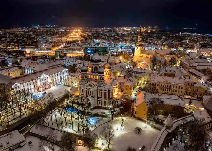 La città di Tallin, Estonia