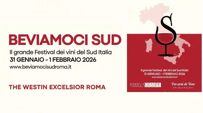 tra gli eventi del 31 gennaio, Beviamoci Sud Roma 2026