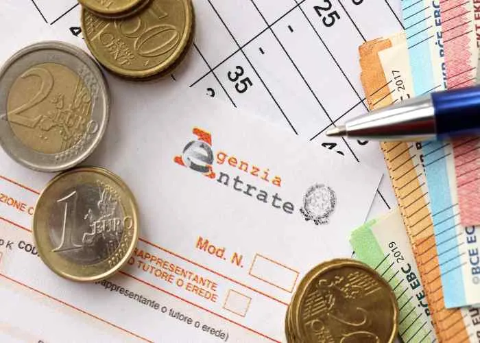 Un modulo dell'Agenzia delle Entrate