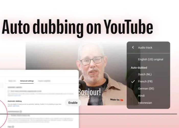 Doppiaggio automatico di YouTube