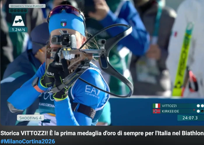 Lisa Vittozzi oro Olimpiadi