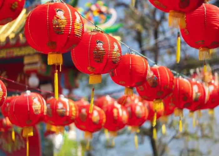 Le lanterne simbolo della Festa di Primavera