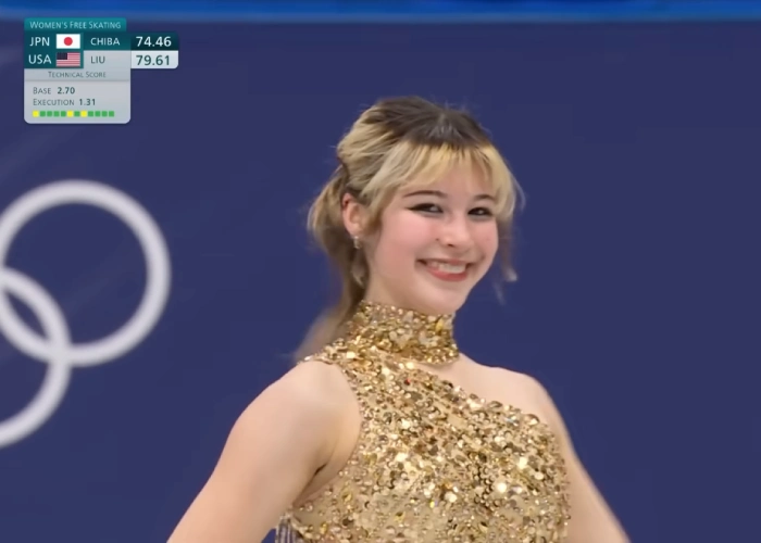 Esibizione gara individuale Alysa Liu