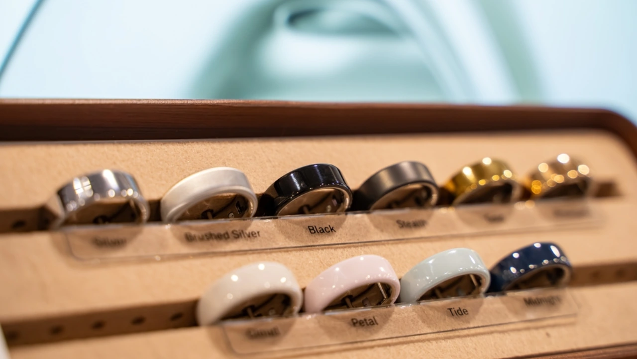 Vari Oura Ring esposti