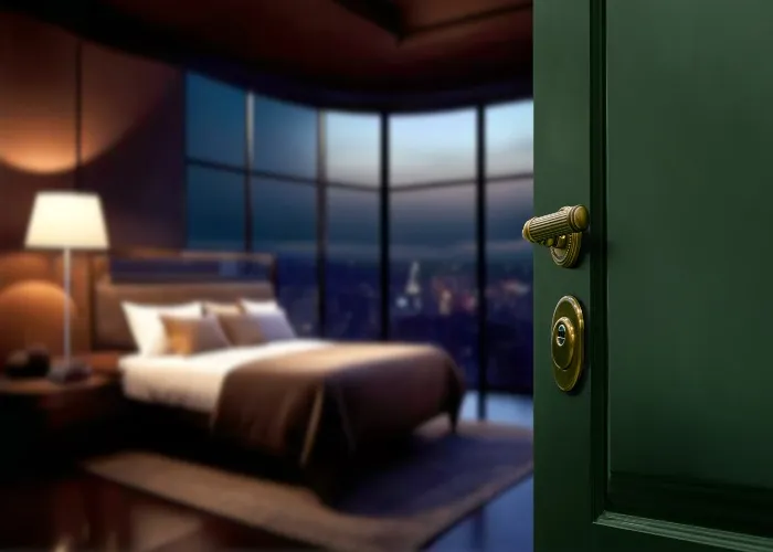 La camera di un hotel di lusso