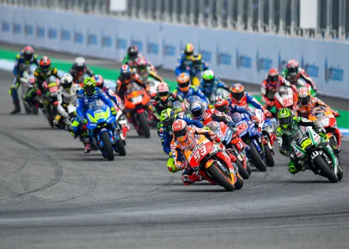 Una gara di MotoGp