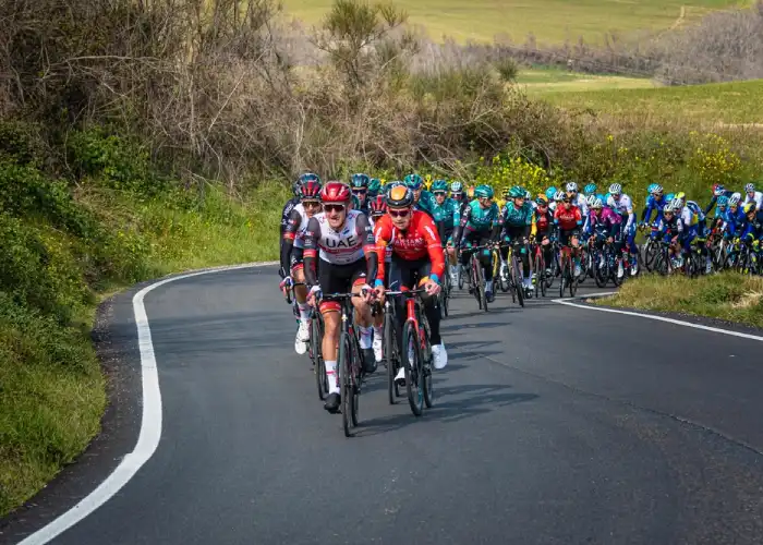 Una tappa della Tirreno Adriatico 2022