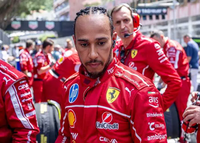 Lewis Hamilton, pilota della Ferrari