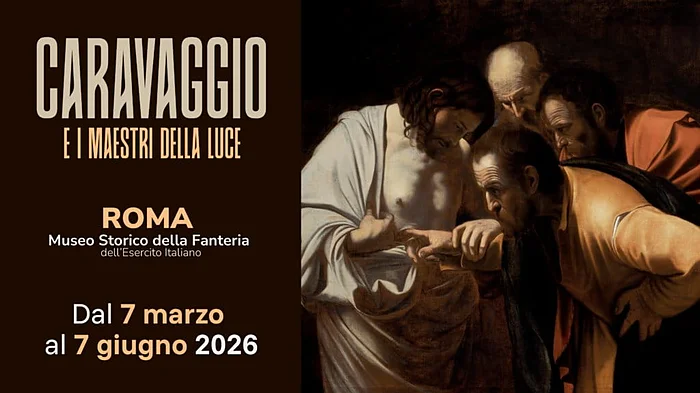 tra gli eventi a Roma del 7 marzo 2026 c'è Caravaggio e i maestri della luce