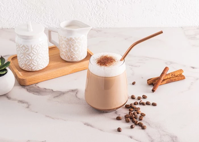 cappuccino con latte di capra