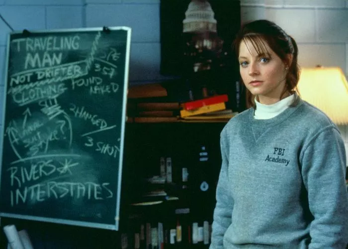 Jodie Foster (alias Clarice Starling) in una scena del film 'Il silenzio degli innocenti'
