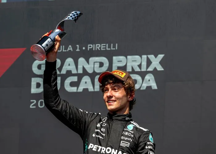 Kimi Antonelli premiato in Canada