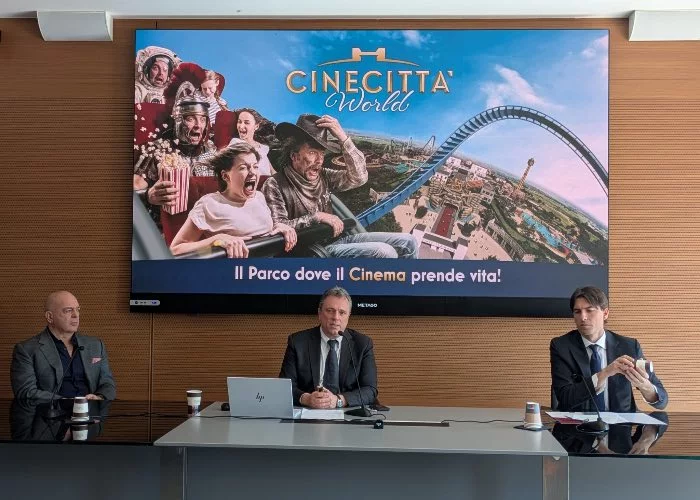 La conferenza stampa di Cinecittà World 2026