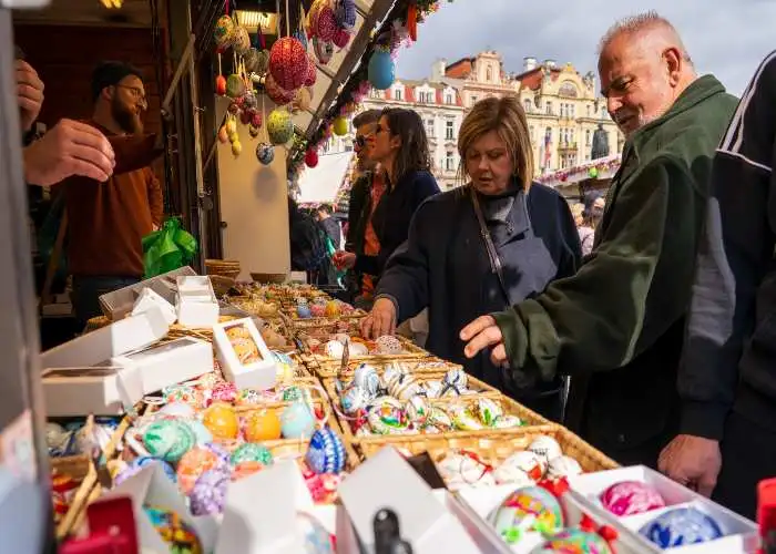 Un mercatino di Pasqua