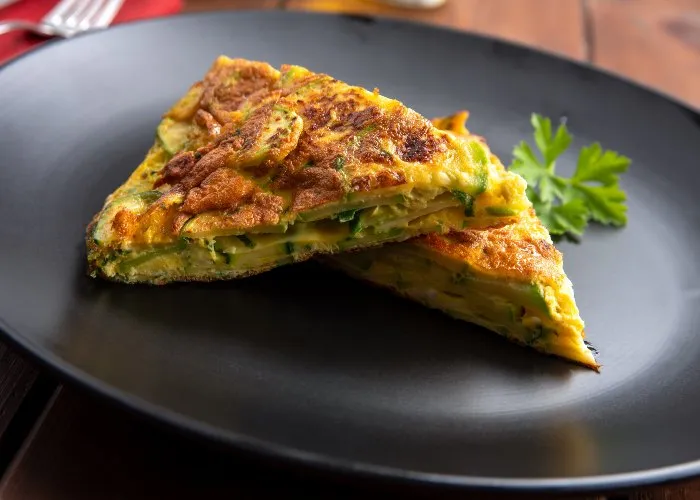 menù di Pasqua veloce senza glutine - Una frittata di asparagi