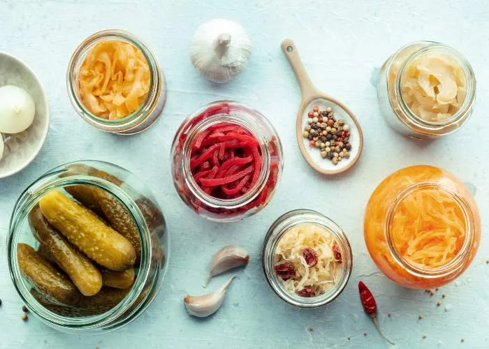 Alcuni cibi che hanno molti probiotici