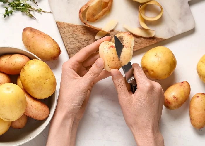 Patate con la buccia