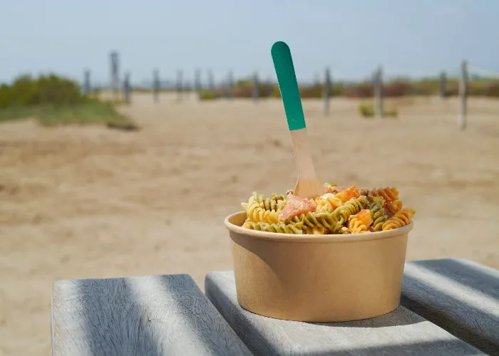 Pasta fredda è ideale anche da portare in spiaggia