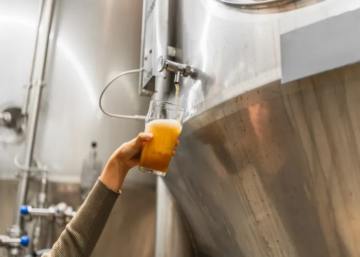 Una fabbrica di birra