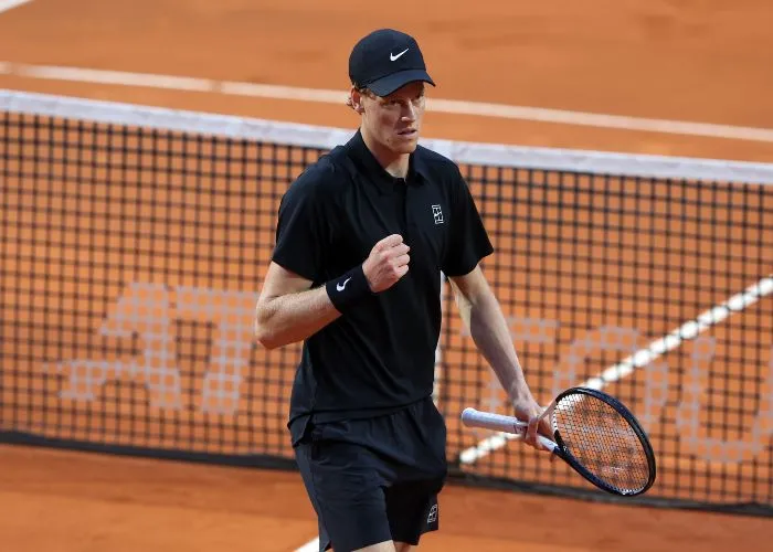 Sinner agli Internazionali di Roma