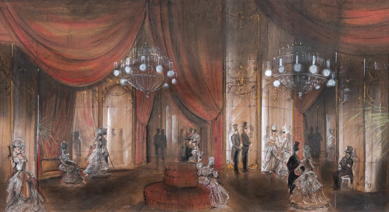 Bozzetti interni Sweeney Todd