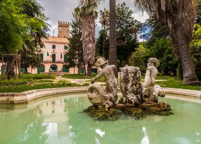 Villa Sciarra per fare picnic a roma