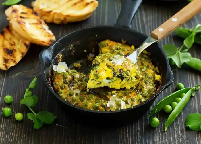 Frittata di piselli