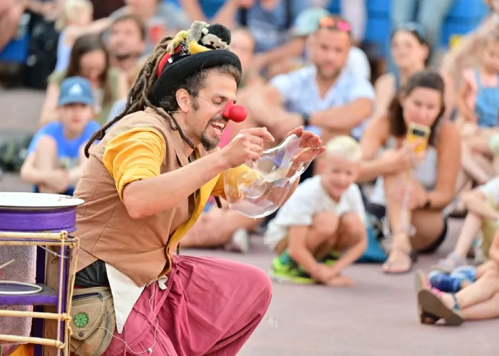 Spoleto Buskers Festival - Un artista di strada