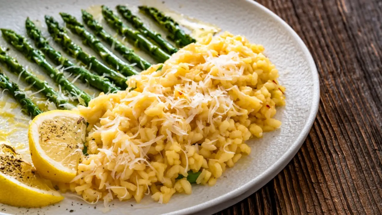 Risotto con asparagi