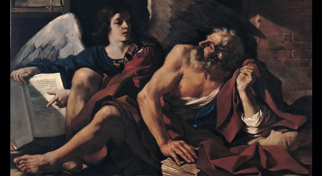 Guercino, San Matteo e l'Angelo